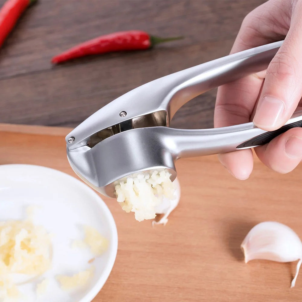 Zinc Alloy Garlic Grinder Kitchen Manual Garlic Masher Garlic Paste Grinding Press Tool (BPA Free, no FDA Certificate) - 2