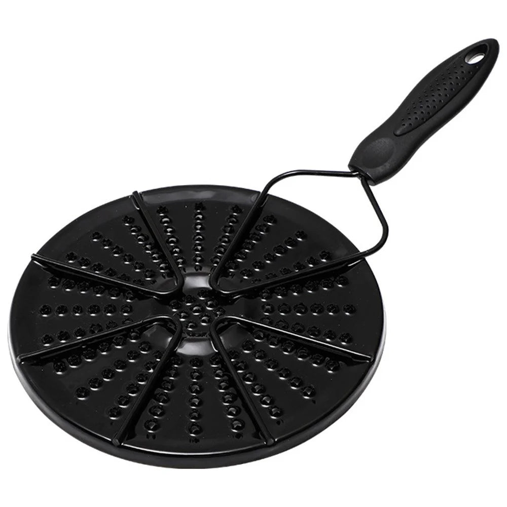 19cm Heat Diffuser Flame Diffuser Stove Cover Enamel Coated Iron Plate Simmer Pad - 1
