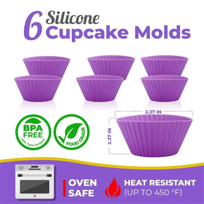 60PCS Cake Decorating Turntable Set Piping Tips Nozzles Silicone Bags Baking DIY Kit (No FDA Certificate) - 2