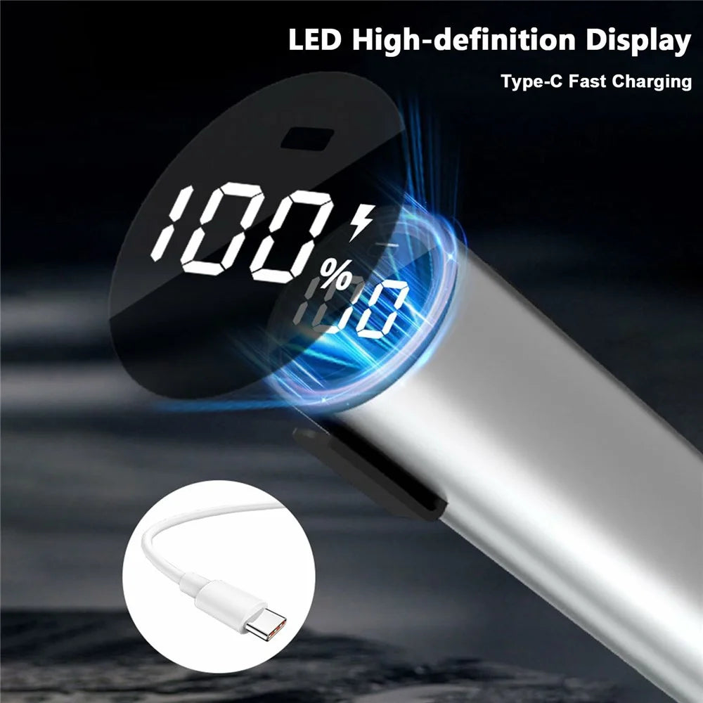 Handheld Vacuum Sealer Food Saver Machine with LED Display for Jars  /  Storage Bags - 4