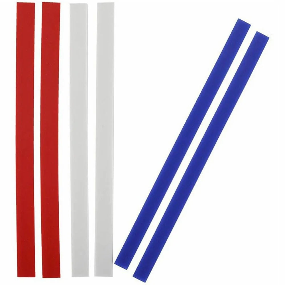 6Pcs / Set 2 / 4 / 6mm Silicone Measuring Dough Thickness Strips Rolling Pin Spacers Sticks for Baking ( BPA Free, No FDA ) - 1