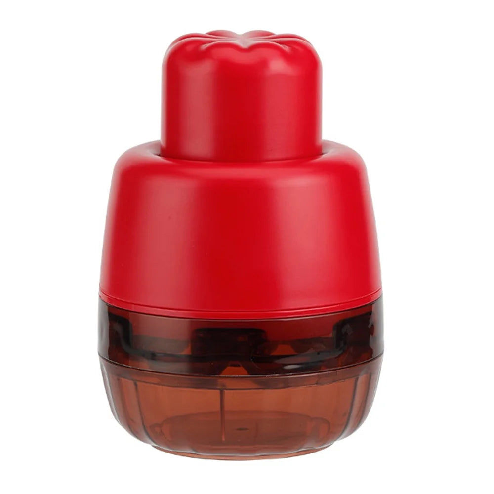 Cherry Pitter 7 Hole Seed Remover Olive Pitters Tool Pit Remover Portable Fruit Corer for Kitchen (BPA Free, No FDA) - Red - 1