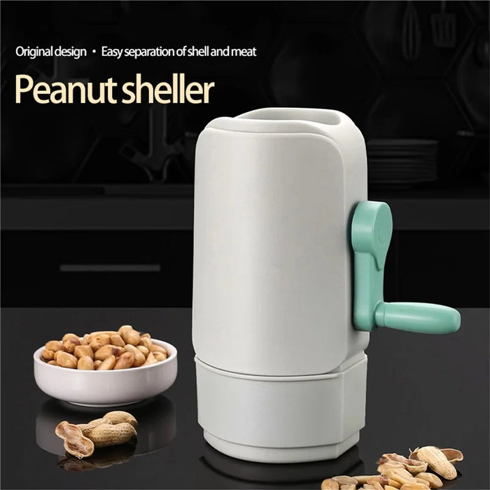 Peanut Sheller Home Use Manual Peeler Tool Raw / Roasted Peanuts Shelling Device (BPA Free, No FDA) - 2