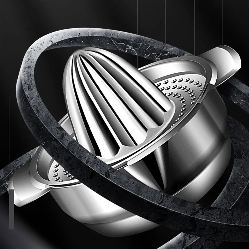 304 Stainless Steel Citrus Juicer Manual Orange Lemon Squeezer Small Fruit Presser (No FDA) - 4