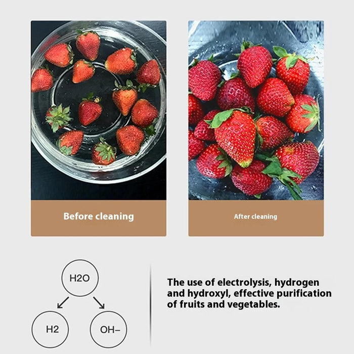 JISANG GB1 Wall Mounted Fruit and Vegetable Cleaner Machine 7L Water Purifier (BPA Free, No FDA) - 4