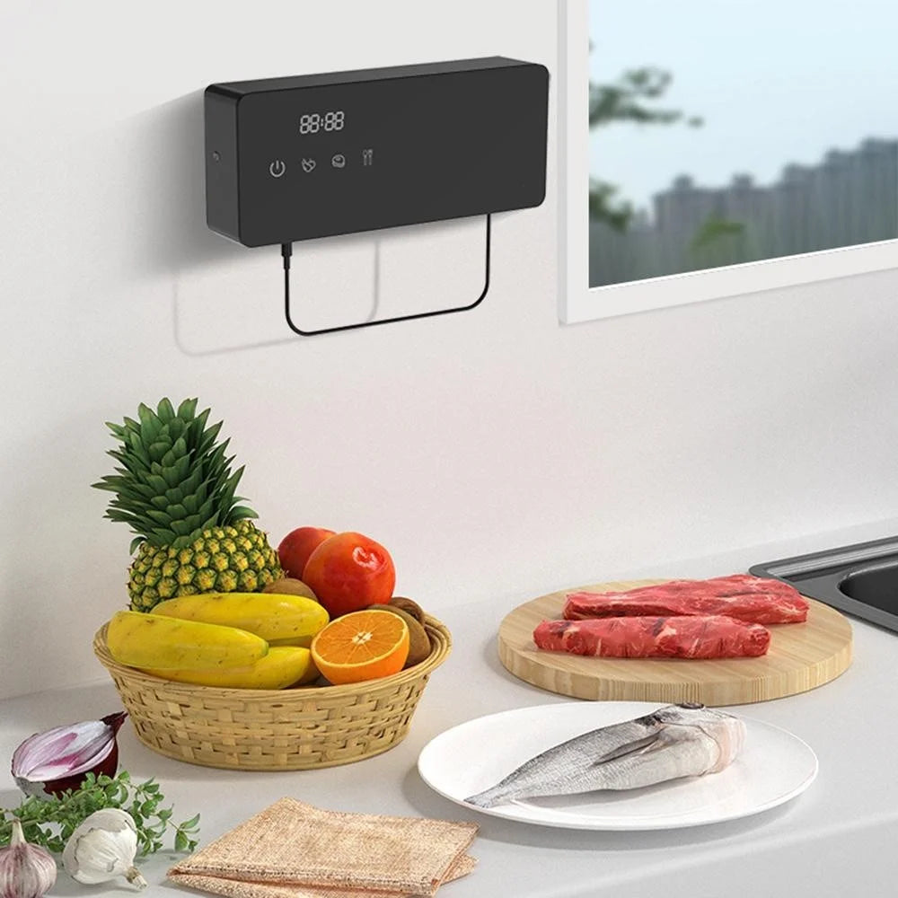 GB8 Wall Mounted Vegetable Washing Machine Titanium Alloy Electrolysis Fruit Cleaner Device (BPA Free, No FDA) - 4