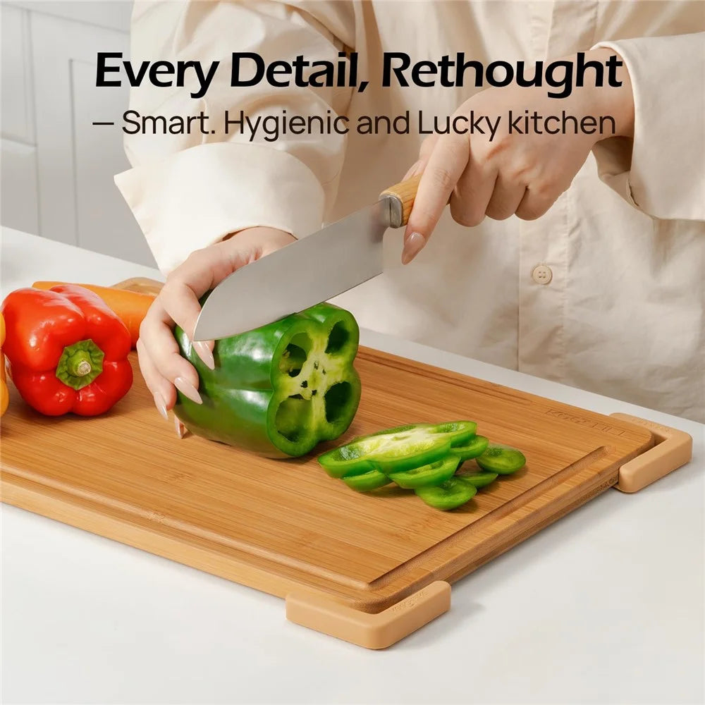 Non-Slip Silicone Cutting Board Mat Kitchen Chopping Block Stabilizer Pad Anti-Skid - Green - 4