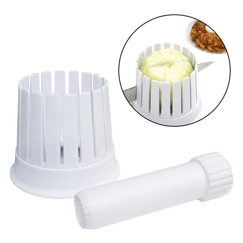 Onion Slicer Cutter Tool Blooming Onion Maker Plastic Vegetable Cutting Gadget Kitchen Accessory for Home Use - 1