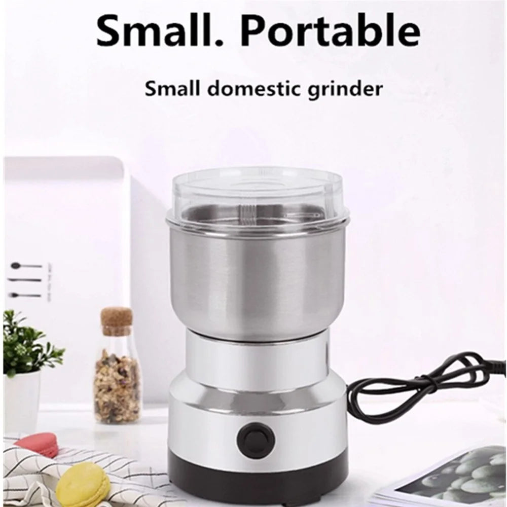 2 Blades 150KW Kitchen Electric Spice Mill 300ml Stainless Steel Coffee Grinder, EU Plug (FDA  /  LFGB  /  CE Certified) - 5