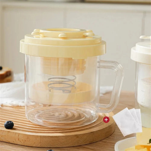 Yogurt Strainer for Homemade Cold Brew Whey Separator Filter Cheesecloth Yogurt Filtering (No FDA, BPA-Free) - Yellow - 1