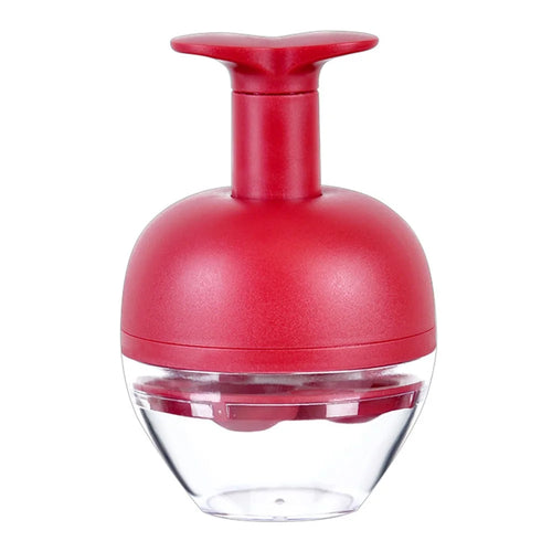 4-Hole Press Cherry Pitter Cross Pitting Column Fruit Stone Remover Strong Spring Auto-Rebound for Home (No FDA) - 1