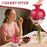 4-Hole Press Cherry Pitter Cross Pitting Column Fruit Stone Remover Strong Spring Auto-Rebound for Home (No FDA) - 2