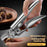 304 Stainless Steel Chestnut Clip Quick Opener Chestnut Shell Peeler Cracker Tool Kitchen Gadget (FCM Tested) - Silver - 3