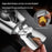 304 Stainless Steel Chestnut Clip Quick Opener Chestnut Shell Peeler Cracker Tool Kitchen Gadget (FCM Tested) - Silver - 4