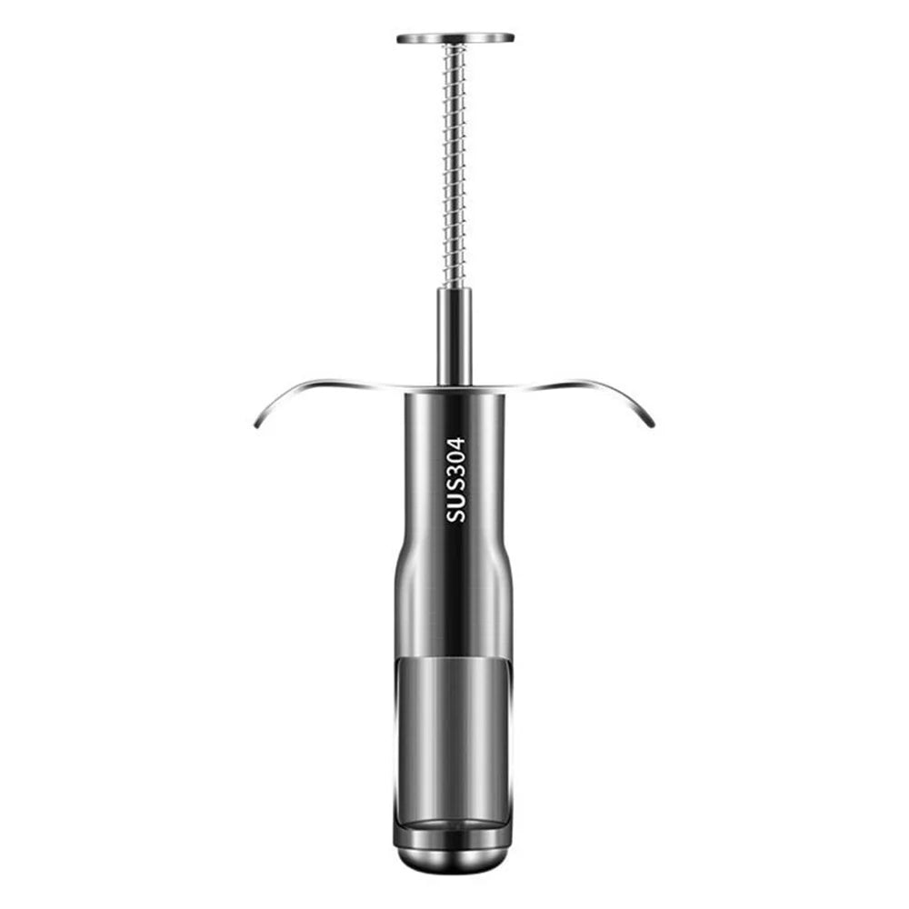 Size L Red Date Pitter 304 Stainless Steel Jujube Corer Fruit Core Remover Tool (FCM Tested, BPA Free) - Size L - 1