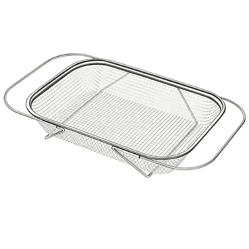 Large Size Kitchen Sink Hanging Drain Basket Stainless Steel Telescopic Washing Strainer for Vegetable Fruit - 1