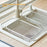 Large Size Kitchen Sink Hanging Drain Basket Stainless Steel Telescopic Washing Strainer for Vegetable Fruit - 3