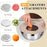 13Pcs Stainless Steel Mixing Bowl Set with Airtight Lids Non-slip Silicone Bottom Salad Bowl Baking Kitchen Tools - Khaki - 2