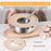 13Pcs Stainless Steel Mixing Bowl Set with Airtight Lids Non-slip Silicone Bottom Salad Bowl Baking Kitchen Tools - Khaki - 4