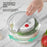 Manual Press Vegetable Spinner Salad Dryer Food Grade PP Drain Basket Dehydrator for Kitchen Washing (BPA-Free, No FDA) - White - 3