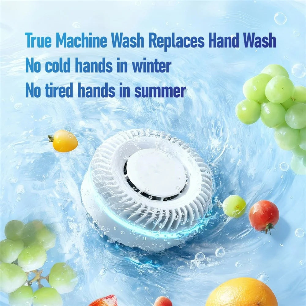 SU-206A Smart Sensing Food Purifier 30W Titanium Electrolysis IPX7 Waterproof Fruit Vegetable Cleaner - 3