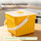 25-Grid Single Layer Ice Cube Tray Food Grade Press Type Ice Maker Large Capacity Freezer Storage (BPA Free, No FDA) - Green & White - 6