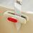 Kitchen Knife Cleaning Brush Double Sided Long Handle Multi-Functional Utensil Cleaner - Red - 2