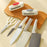 Kitchen Knife Cleaning Brush Double Sided Long Handle Multi-Functional Utensil Cleaner - Red - 5