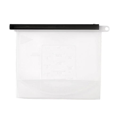 1000ML Silicone Food Organization Pouch Leakproof Kitchen Meat Fruit Fresh-Keeping Bag (BPA-free, No FDA Certified), Size: M - 1