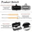 Kitchen Sandwich Pan Non-stick Frying Pan with Detachable Handle (BPA Free, No FDA Certificate) - 2
