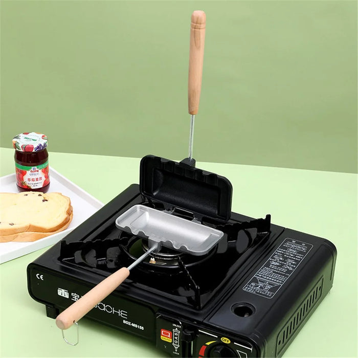 Kitchen Sandwich Pan Non-stick Frying Pan with Detachable Handle (BPA Free, No FDA Certificate) - 3