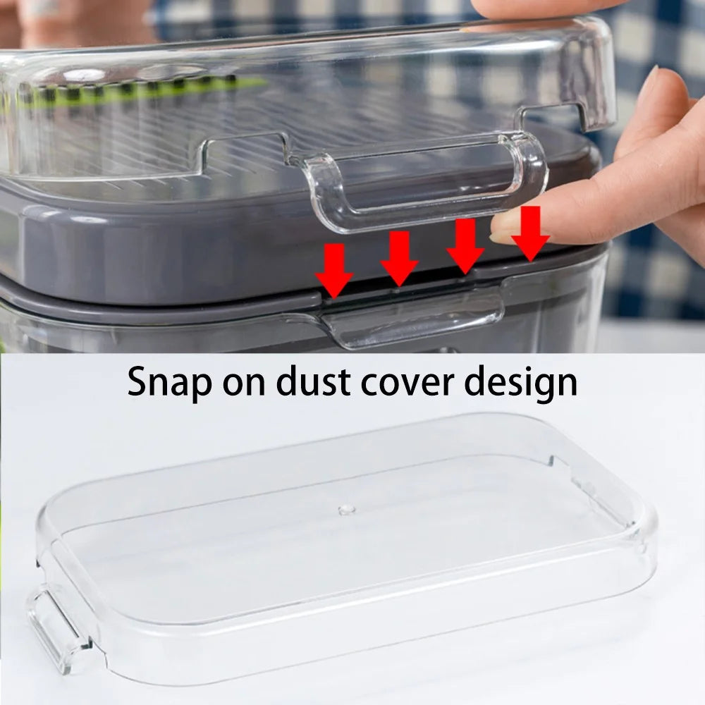 22 in 1 Kitchen Multifunctional Vegetable Chopper Cutter Fruit Slicer Grater Shredders Drain Basket (BPA Free, FDA Certified) - 5