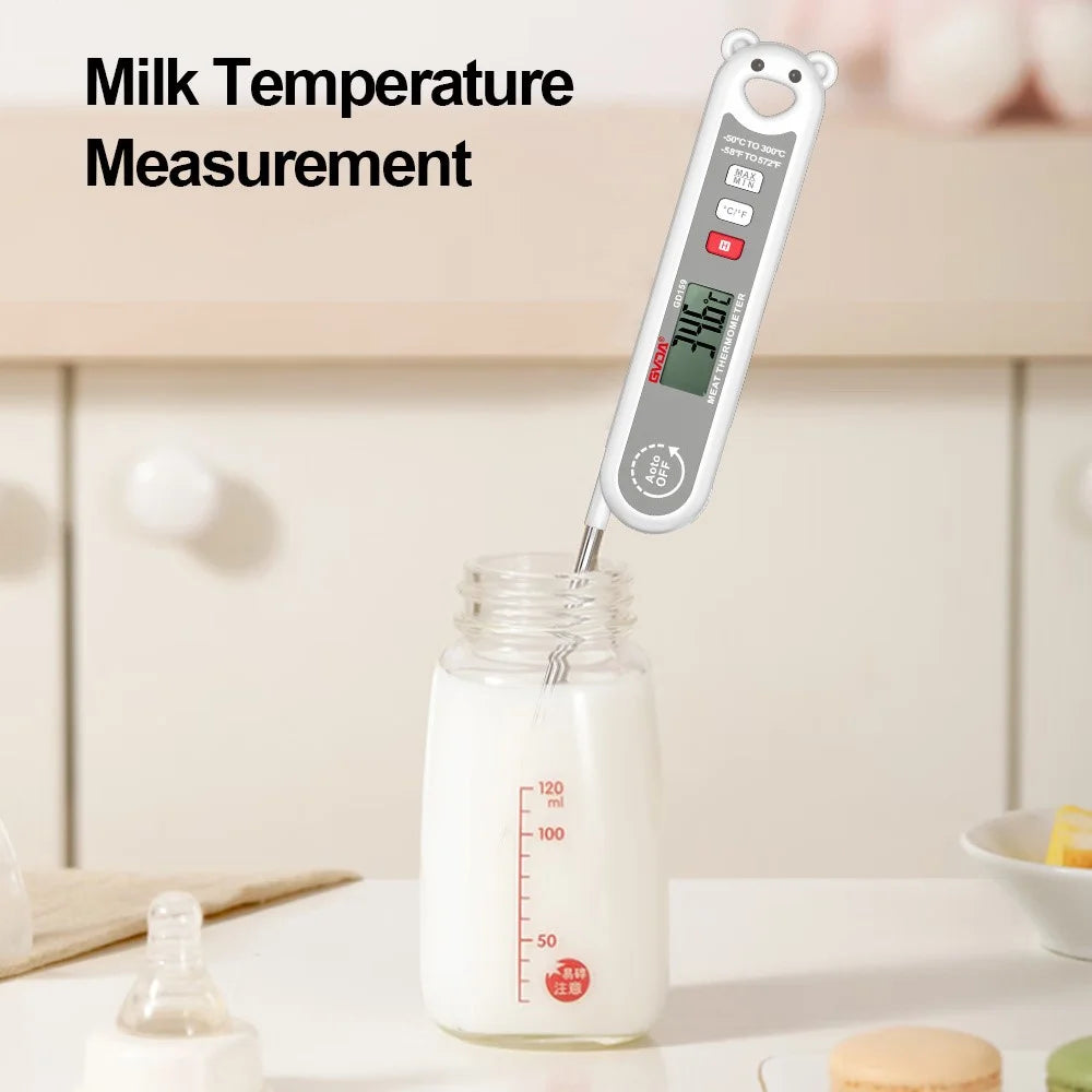 GVDA GD159 Digital Food Thermometer Meat Oil Milk Temperature Measure Tool (BPA Free, No FDA Certification) - 4
