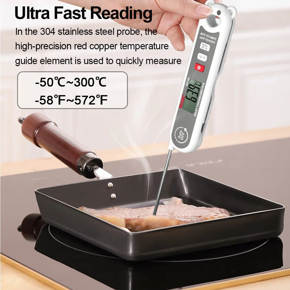 GVDA GD159 Digital Food Thermometer Meat Oil Milk Temperature Measure Tool (BPA Free, No FDA Certification) - 5
