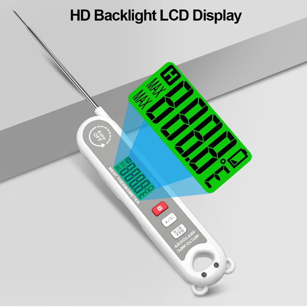 GVDA GD159 Digital Food Thermometer Meat Oil Milk Temperature Measure Tool (BPA Free, No FDA Certification) - 6
