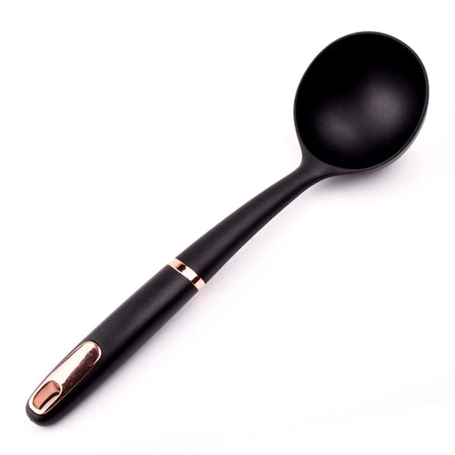 ABS+Nylon Ladle Spoon Cooking Serving Spoon Non-Stick Kitchen Utensil (BPA Free, No FDA Certificate) - 1