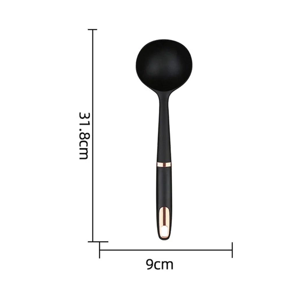 ABS+Nylon Ladle Spoon Cooking Serving Spoon Non-Stick Kitchen Utensil (BPA Free, No FDA Certificate) - 6