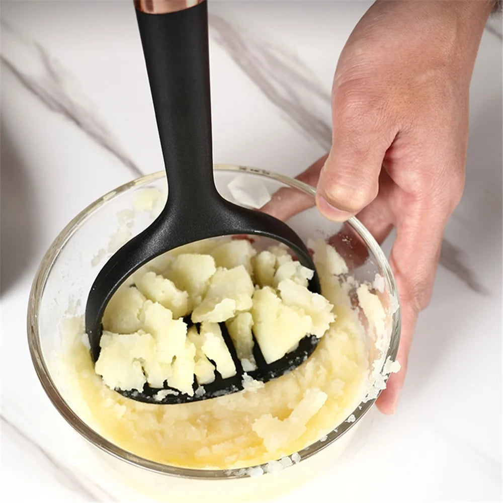 Potato Masher ABS+Nylon Fruit Vegetable Baby Food Press Masher (BPA Free, No FDA Certificate) - 2