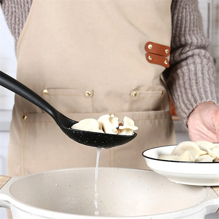 7Pcs Non-Stick Kitchenware Cooking Tool ABS+Nylon Spatula Ladle Potato Masher Set (BPA Free, No FDA Certificate) - 4