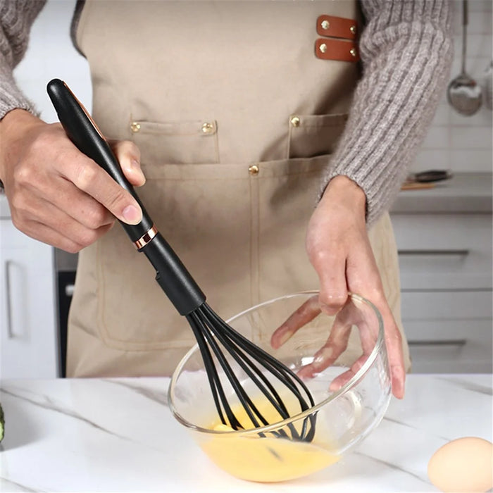 7Pcs Non-Stick Kitchenware Cooking Tool ABS+Nylon Spatula Ladle Potato Masher Set (BPA Free, No FDA Certificate) - 6