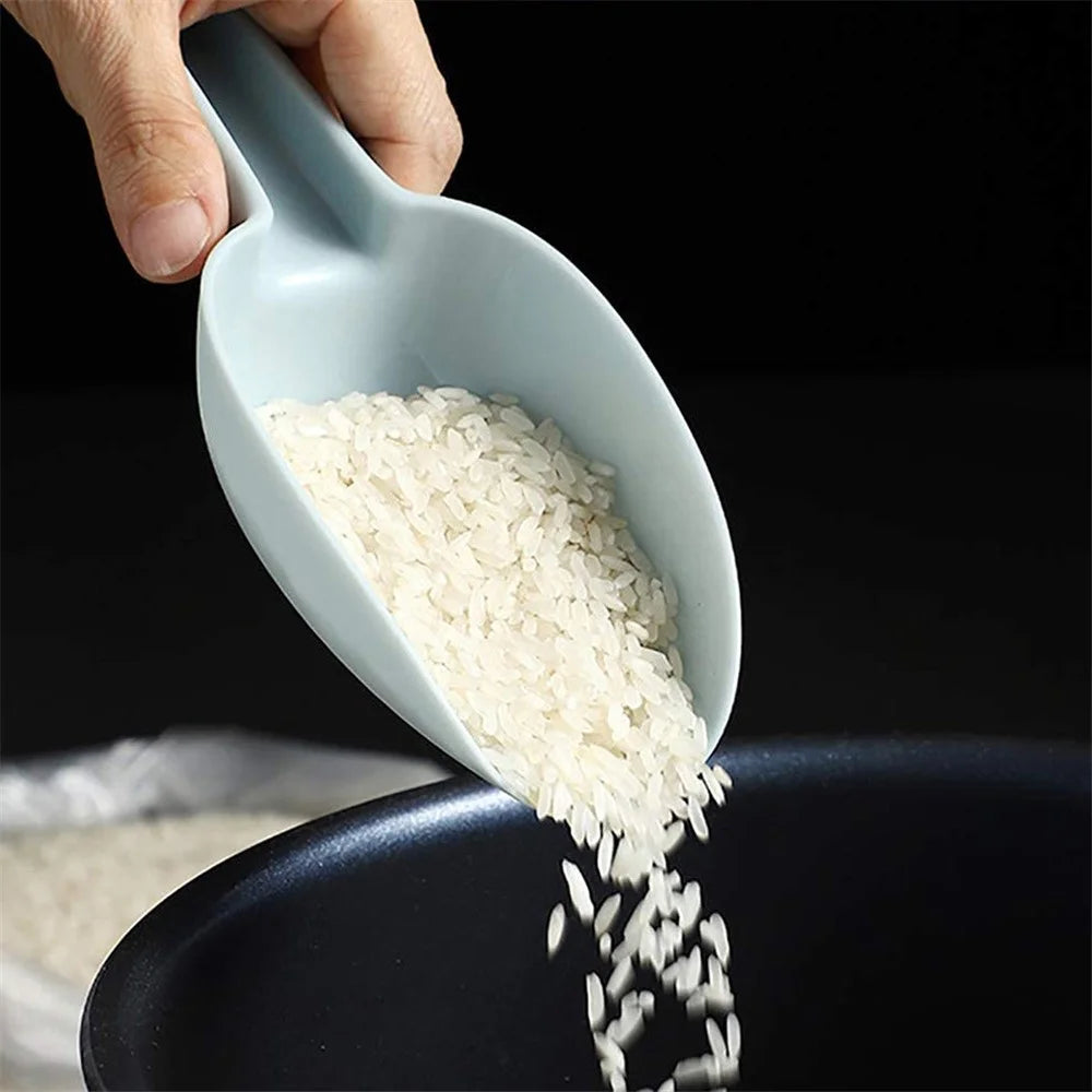 3Pcs / Set Ice Scoop Multifunctional Rice Grain Shovel Flour Scoop PP Food Scoop (BPA Free, No FDA Certificate) - 2