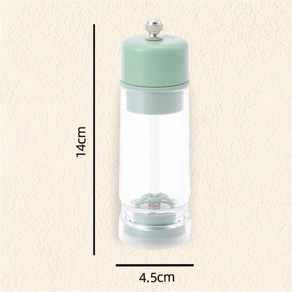 Manual Pepper Grinder Seasoning Grinder Ceramic+PS Multi-Function Food Seasoning Bottle (BPA Free, No FDA Certificate) - Dark Blue - 7