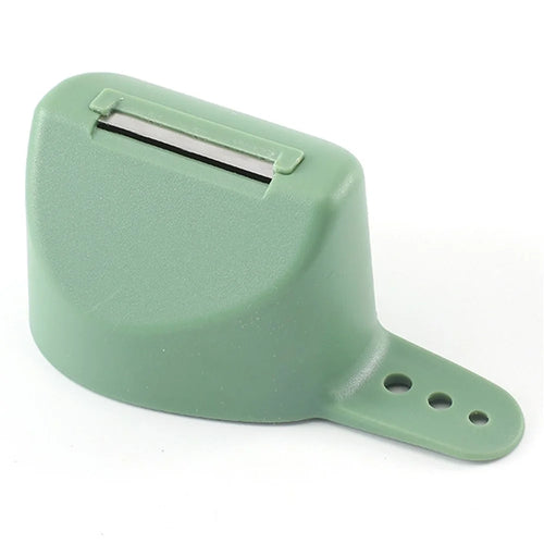 Stainless Steel Peeler with Storage Compartment Herb Stripping Kitchen Tool (BPA Free, No FDA Certificate) - Green - 1