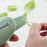 Stainless Steel Peeler with Storage Compartment Herb Stripping Kitchen Tool (BPA Free, No FDA Certificate) - Green - 4