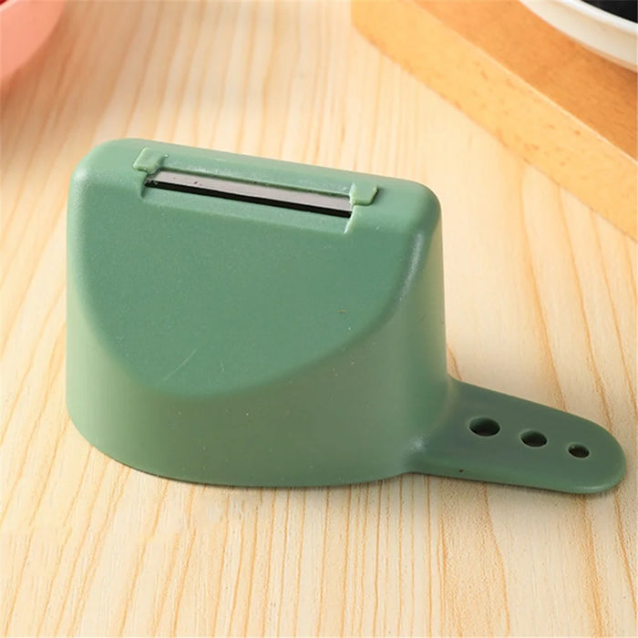 Stainless Steel Peeler with Storage Compartment Herb Stripping Kitchen Tool (BPA Free, No FDA Certificate) - Green - 7