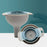 4Pcs / Set Plastic Oil Water Spices Wine Flask Filter Funnel Strainer Kitchen Tool (BPA Free, No FDA Certificate) - Nordic Blue - 7