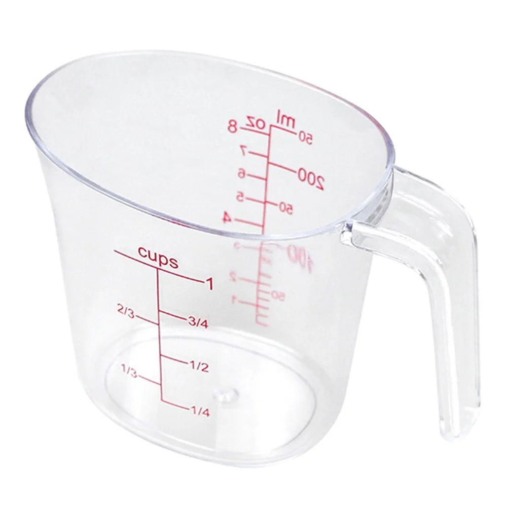 3Pcs / Set Measuring Cups Plastic Stackable Measuring Jugs with Handle Kitchen Tool (BPA Free, No FDA Certificate) - 4