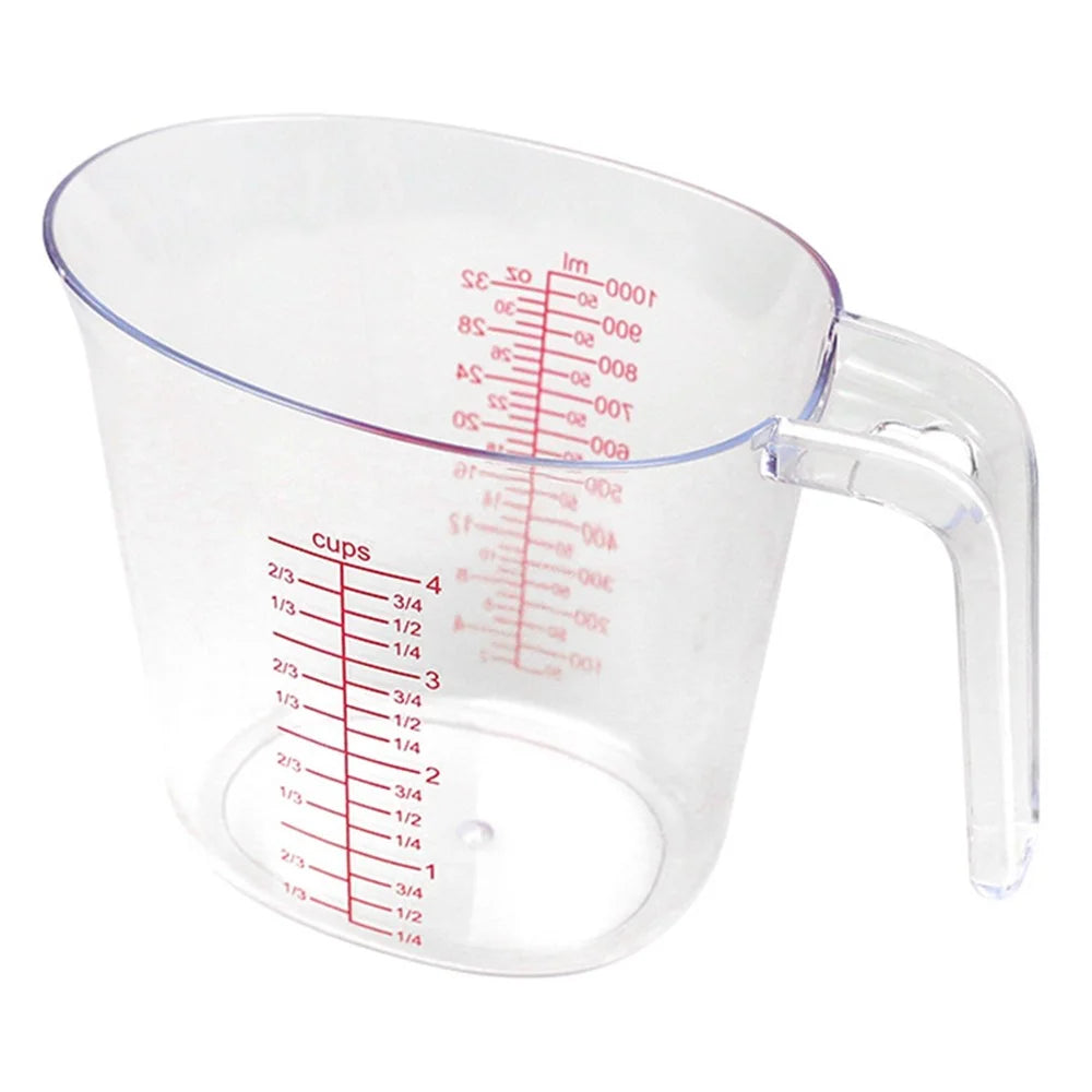 3Pcs / Set Measuring Cups Plastic Stackable Measuring Jugs with Handle Kitchen Tool (BPA Free, No FDA Certificate) - 6