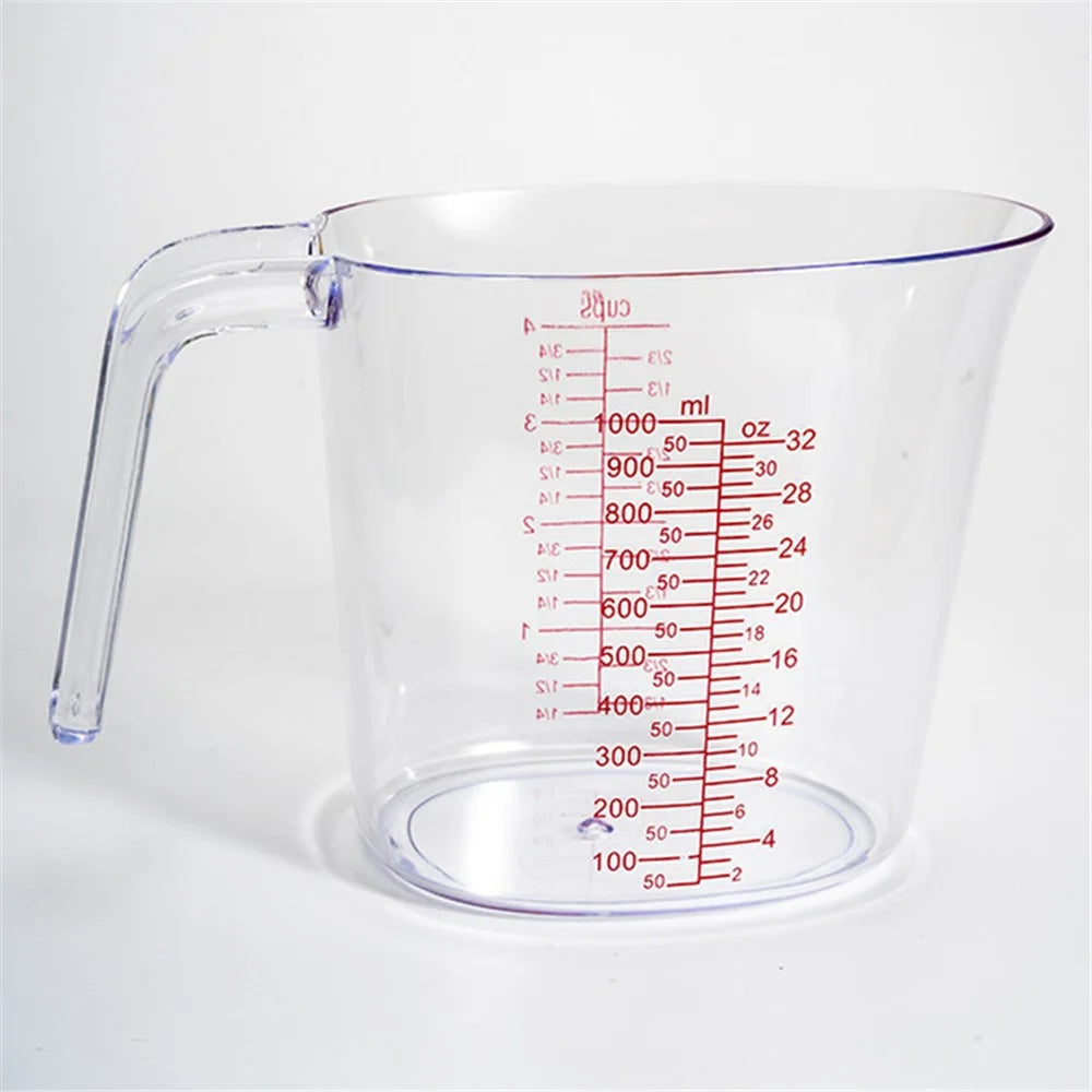 3Pcs / Set Measuring Cups Plastic Stackable Measuring Jugs with Handle Kitchen Tool (BPA Free, No FDA Certificate) - 7