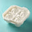 Creative 4 Cells Large Ice Ball Making Box PP Frozen Ice Cube Mold (BPA Free, No FDA Certificate) - Polygonal Star Shape - 7